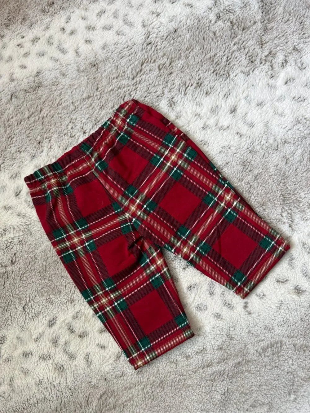 NWT! Carter's plaid set baby girls 3 months sweater pants headband Christmas